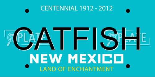 CATFISH New Mexico License Plate