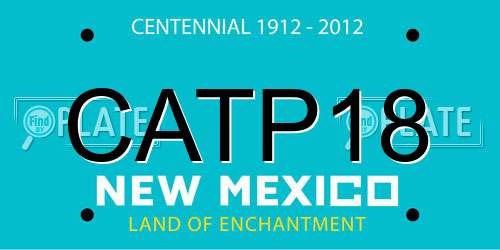 CATP18 New Mexico License Plate