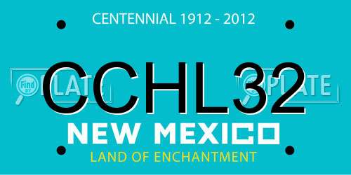 CCHL32 New Mexico License Plate