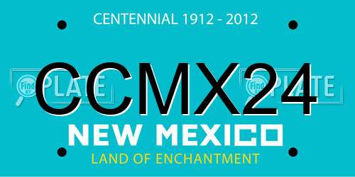 CCMX24 New Mexico License Plate