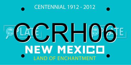 CCRH06 New Mexico License Plate