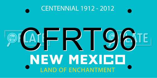 CFRT96 New Mexico License Plate