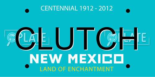CLUTCH New Mexico License Plate