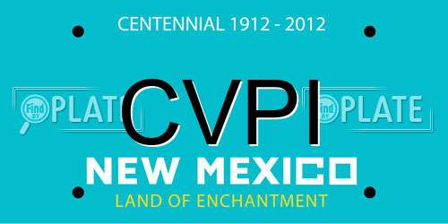 CVPI New Mexico License Plate