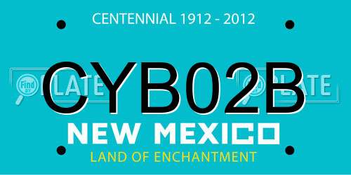 CYB02B New Mexico License Plate