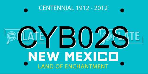 CYB02S New Mexico License Plate