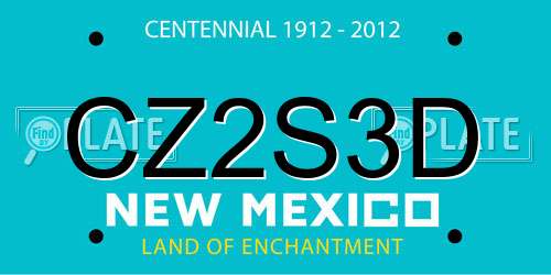 CZ2S3D New Mexico License Plate