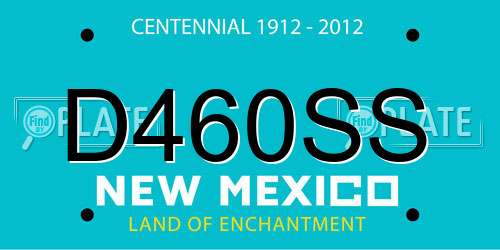 D460SS New Mexico License Plate
