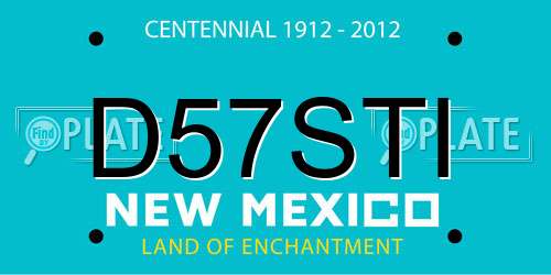 D57STI New Mexico License Plate