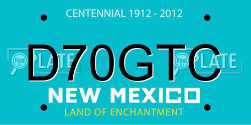 D70GTC New Mexico License Plate