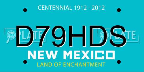 D79HDS New Mexico License Plate