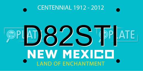 D82STI New Mexico License Plate