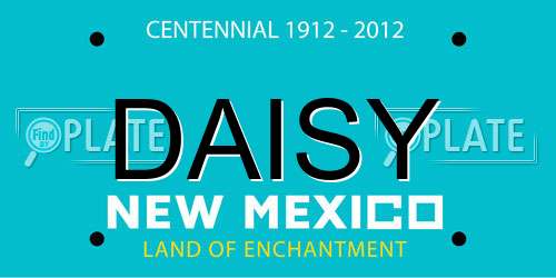 DAISY New Mexico License Plate