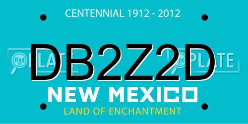 DB2Z2D New Mexico License Plate