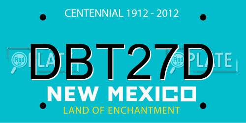 DBT27D New Mexico License Plate