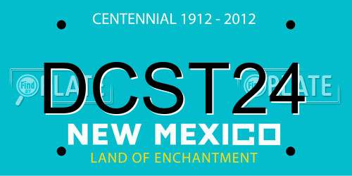 DCST24 New Mexico License Plate