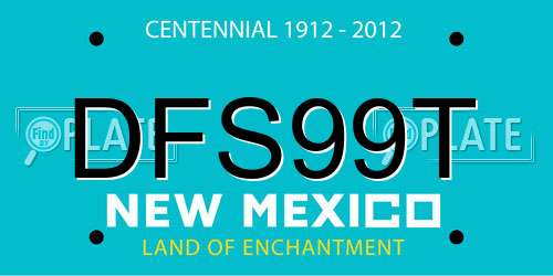 DFS99T New Mexico License Plate