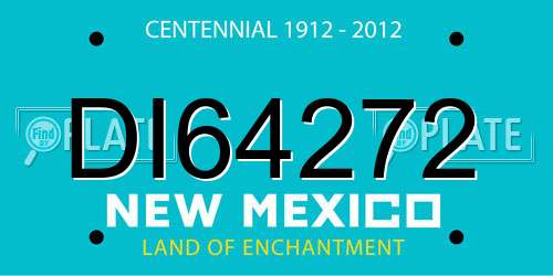 DI64272 New Mexico License Plate