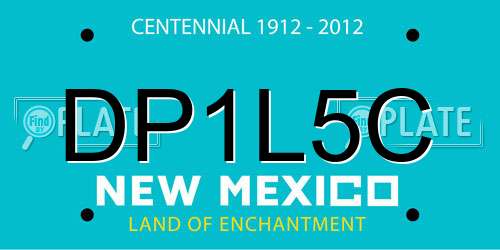 DP1L5C New Mexico License Plate