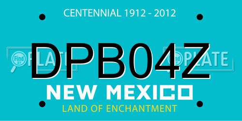 DPB04Z New Mexico License Plate