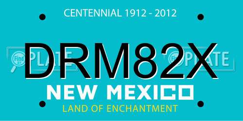 DRM82X New Mexico License Plate