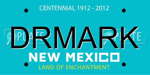 DRMARK New Mexico License Plate