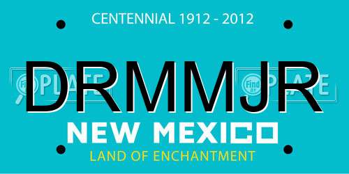 DRMMJR New Mexico License Plate