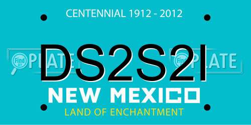DS2S2I New Mexico License Plate