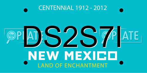 DS2S7I New Mexico License Plate