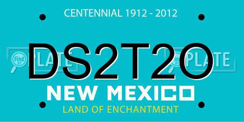 DS2T2O New Mexico License Plate