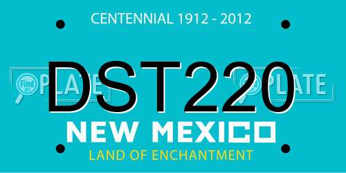 DST220 New Mexico License Plate