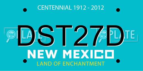 DST27D New Mexico License Plate