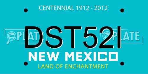 DST52I New Mexico License Plate