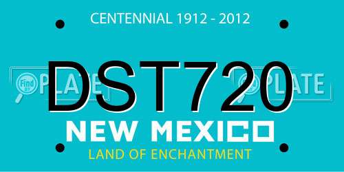 DST720 New Mexico License Plate