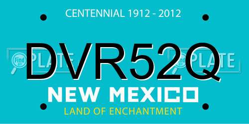 DVR52Q New Mexico License Plate