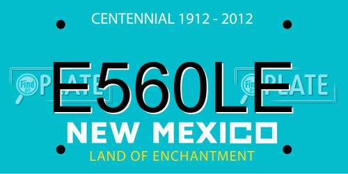 E560LE New Mexico License Plate