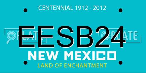EESB24 New Mexico License Plate