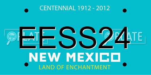 EESS24 New Mexico License Plate
