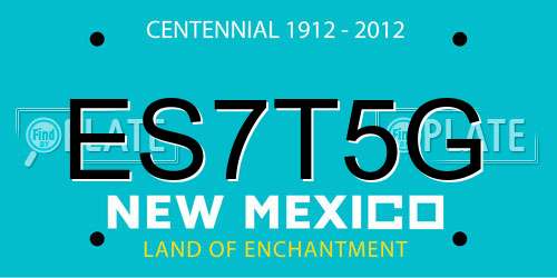 ES7T5G New Mexico License Plate