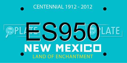 ES950 New Mexico License Plate