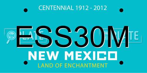 ESS30M New Mexico License Plate