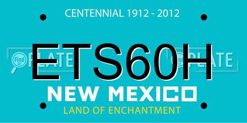ETS60H New Mexico License Plate
