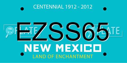 EZSS65 New Mexico License Plate
