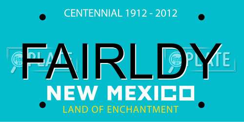 FAIRLDY New Mexico License Plate