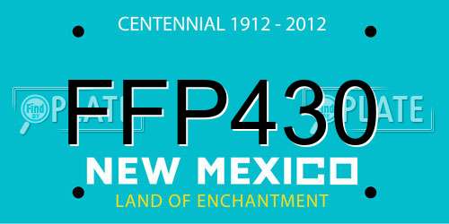FFP430 New Mexico License Plate