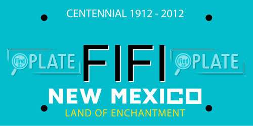 FIFI New Mexico License Plate