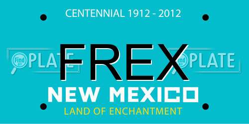 FREX New Mexico License Plate