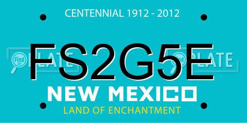 FS2G5E New Mexico License Plate
