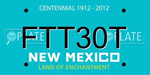 FTT30T New Mexico License Plate