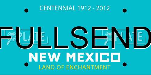 FULLSEND New Mexico License Plate